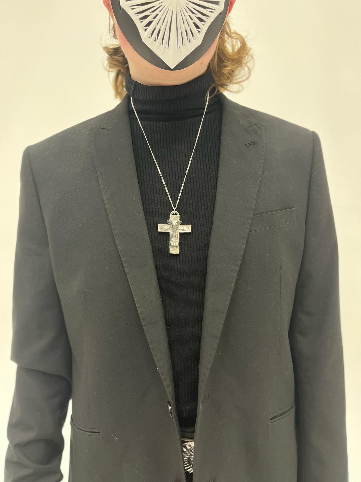 "AVE MARIA" Crucifix Necklace