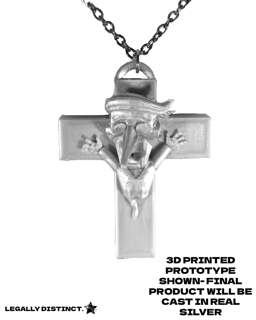 "SPAMTENNA" Crucifix Necklaces
