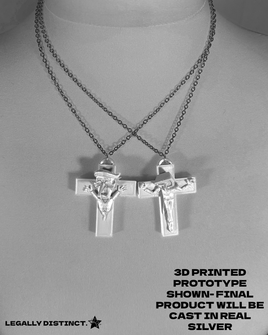 "SPAMTENNA" Crucifix Necklaces